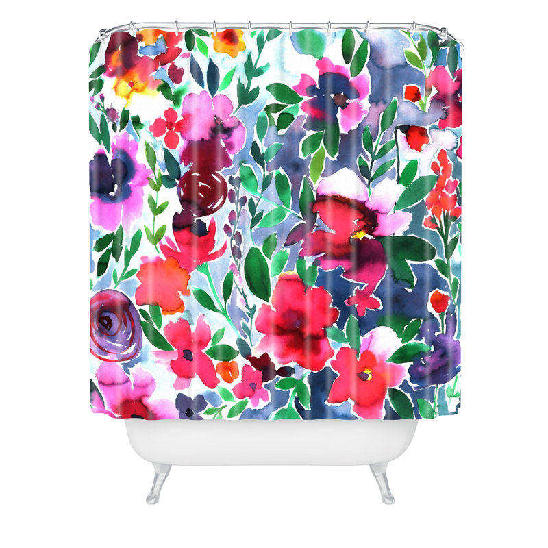 Rideau de douche simple evie floral amy sia