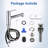 Single Handle Stainless Steel Bathroom Sink Faucet with Pull-Out Sprayer-115744894