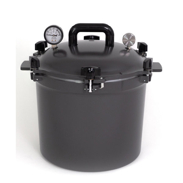 Mirro 12 QT Quart Pressure Cooker Canner USA Holds 7 Qt Jars