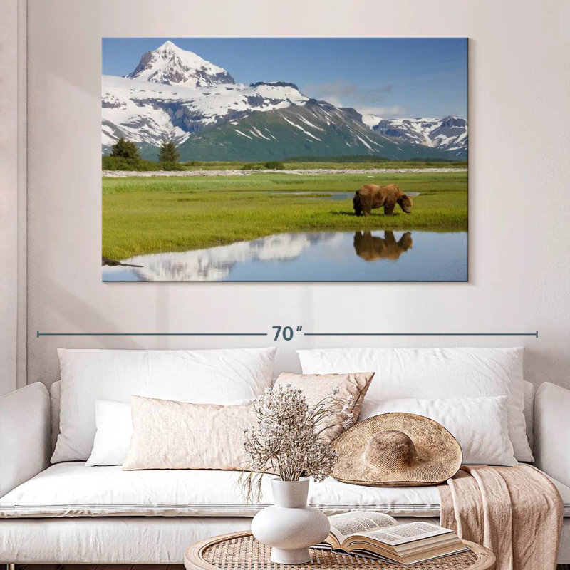 Grizzly Alvord Katmai, H 34 po x l 51 po