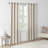 Plaid Rod Pocket And Back Tab Curtain Panel With Fleece Lining(Only 1 Pc Panel)