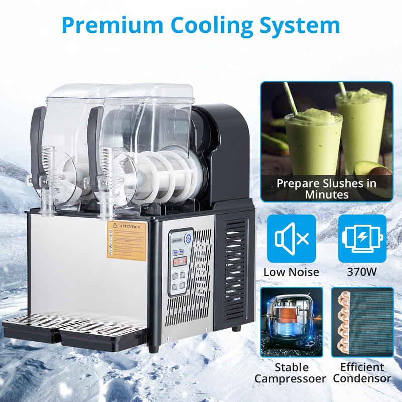 Zstar Slushy Machine, Black