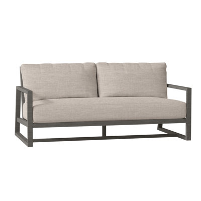 Avondale 69.5" Wide Outdoor Loveseat with Cushions