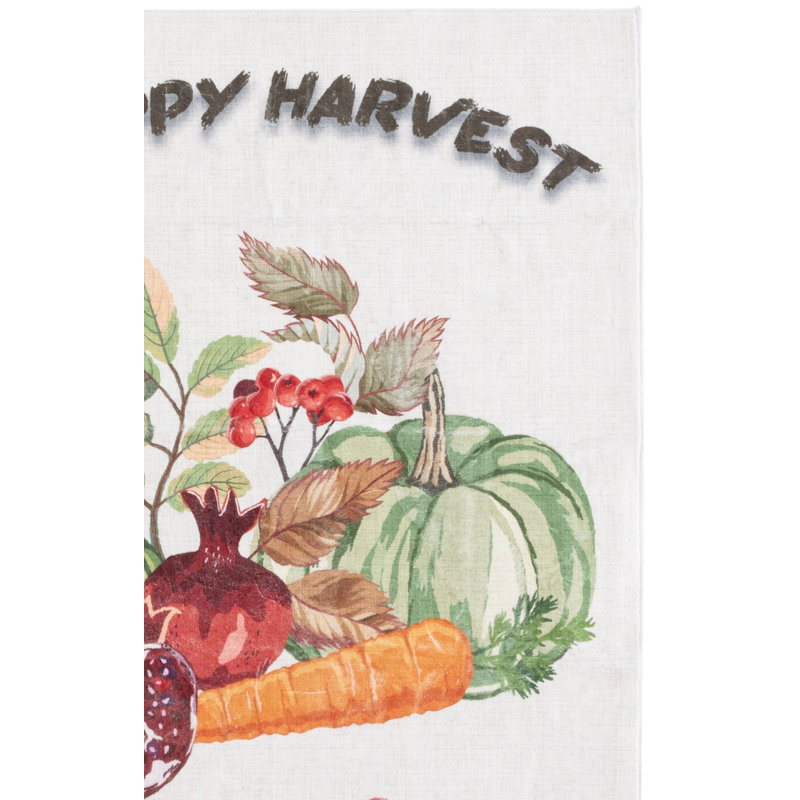 Tapis de porte et de cuisine en beige / orange, Rectangle 2 pi x 3 pi