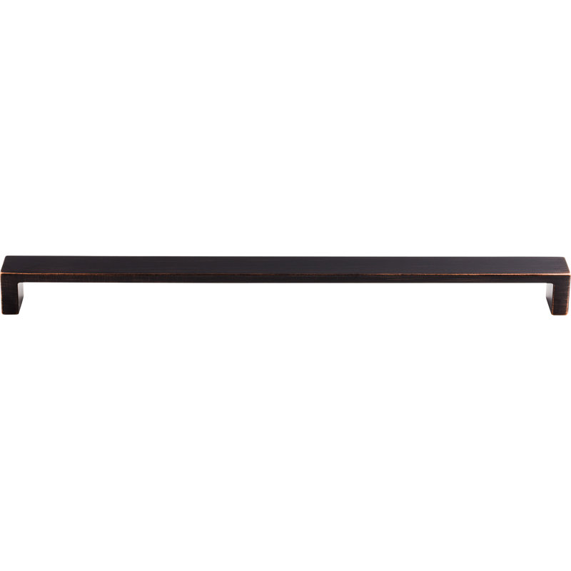 Modern Metro Bar Pull, 12" Center to Center, Tuscan Bronze