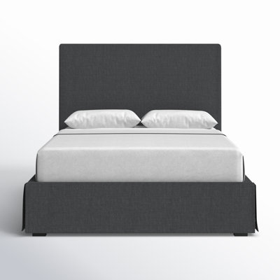 Daliya Upholstered Wingback Bed