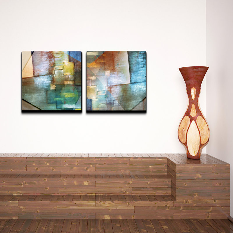 " Abstract " 2 - Pieces