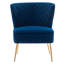 Chaise d'appoint en velours Tru-1276429214