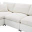 Ensemble de canapé-lit modulaire moderne, ensemble de canapé modulaire 6 places avec repose-pieds, canapé-lit convertible en forme de U-40892482