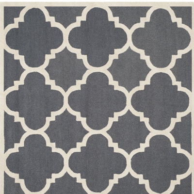 Cannen Cambridge Hand Tufted Wool Geometric Rug