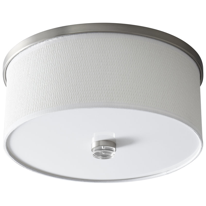 Plafonnier encastré 2 lumières Gash, H 4,25 po x l 13 po x P 13 po