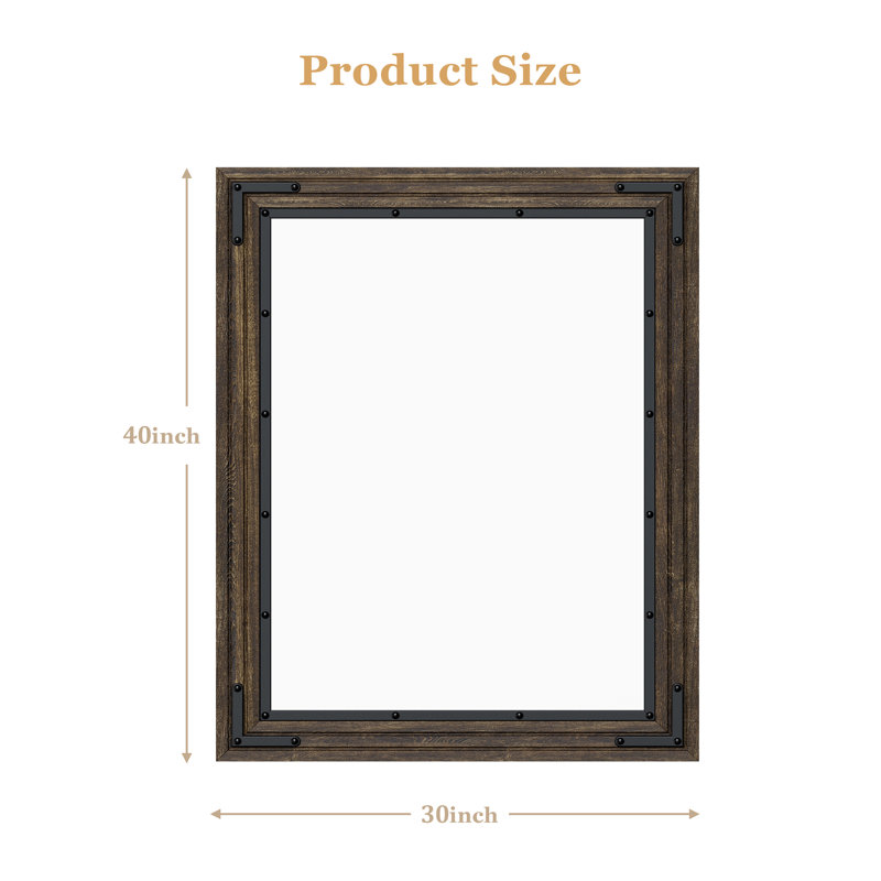 Callah Bathroom / Vanity Mirror, 40" x 30"