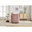 Chaise pivotante rembourrée en velours côtelé-455187906