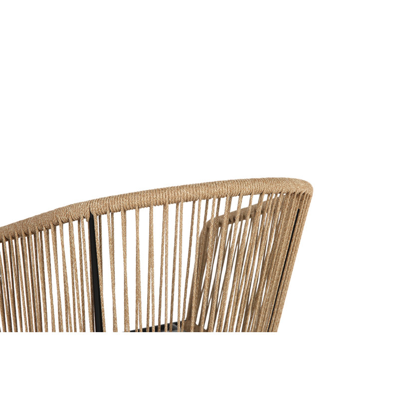 Ensemble de 2 tabourets de bar d'extérieur (sans la table)