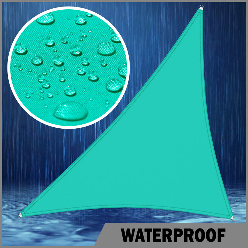16' x 21' Triangle Shade Sail, Green