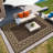Large Waterproof Outdoor Rug Reversible Polypropylene Patio Carpet, Easy Clean, All-Weather, UV Protected, Non-Slip, Modern Boho Mat-142009353-142009406