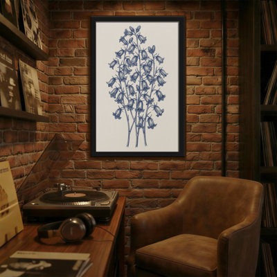 Plants & Flowers Bell Flowers On Canvas