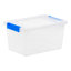 IRIS 4,3 pte Bacs de rangement en plastique avec couvercles, contenants transparents, bacs verrouillables, paquet de 6-1612732225