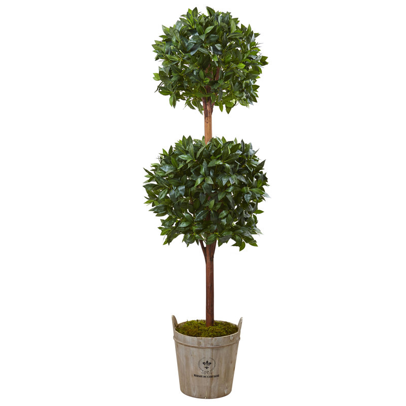 Arbre à feuillage artificiel 72" dans un pot de fleurs