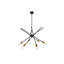 Elena 6 - Light Black Pendant-360107301