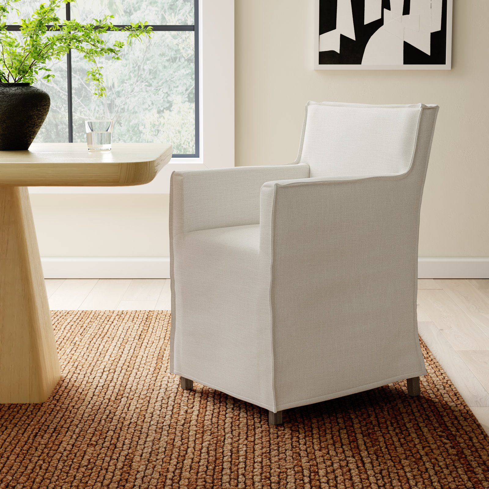 Rosanella Linen Armchair