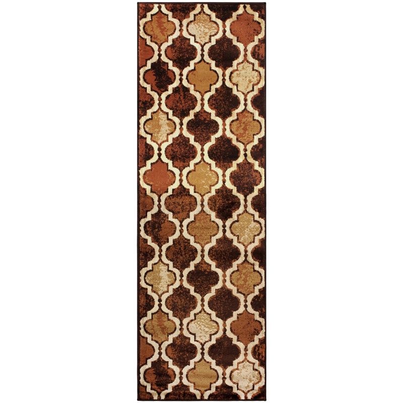 Tapis de couloir quadrilobe 8 pi