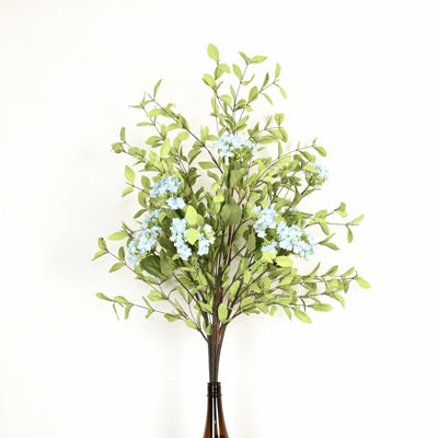 Arrangement floral d'hydrangées d'eucalyptus artificiel de 36 po pour vase, fermoir de verdure, branche, feuillage long, bouquet en vrac pour fête de mariage
