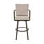 Cemalettin 45'' Aluminum Outdoor Bar Stool with Cushion-35688836-35688835-62683121
