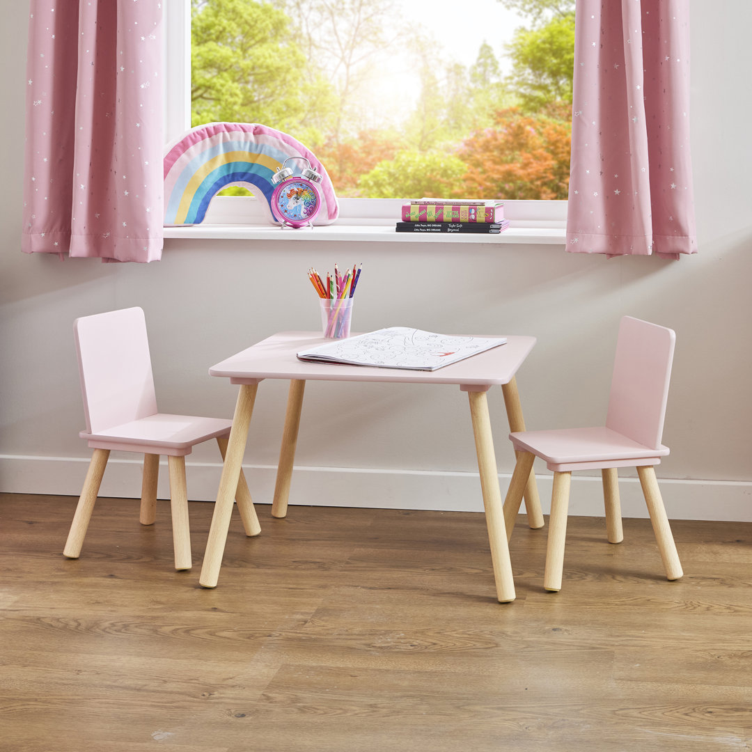 Kids Table and Two Chairs Set