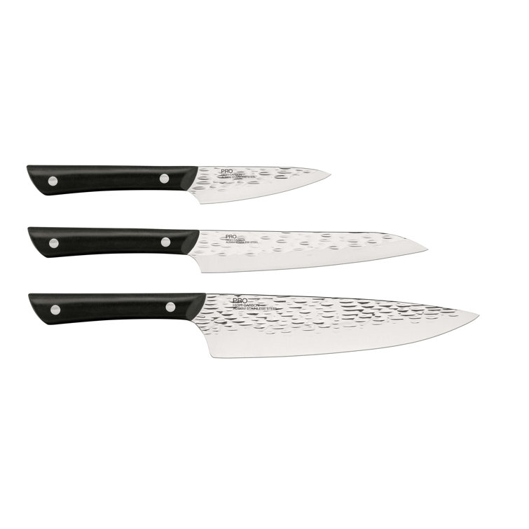 KAI 3 Piece High Carbon Stainless Steel Assorted Knife Set
