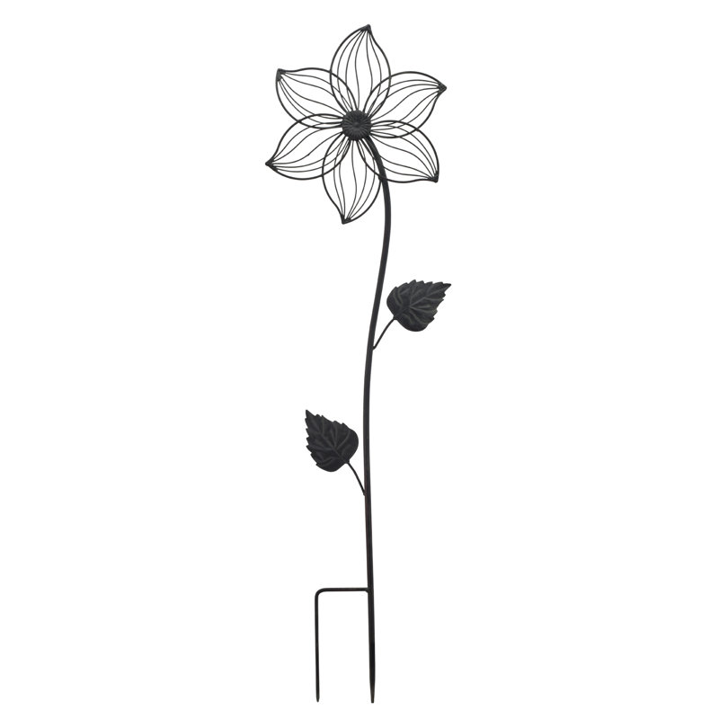 Piquet de jardin marguerite, Petit (9 po x 35 po), Marguerite
