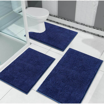 2 Piece set Rectangle Bath Mat