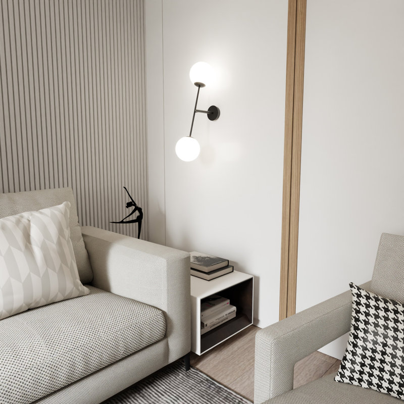 Steel Up & Downlight, White