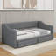 Lit de jour rembourré simple TG avec très grand lit avec tiroirs-336737739