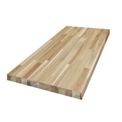 Solid Wood Butcher Block Shelf Countertop Board - No Hardware Included