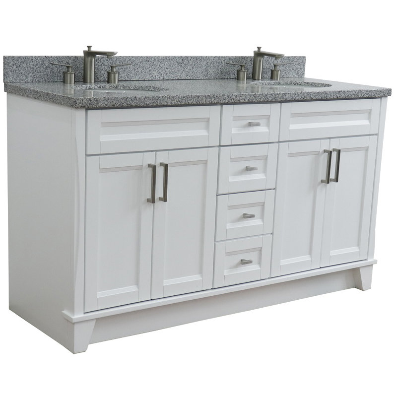 Ensemble de meuble-lavabo double 61 po Mistaya