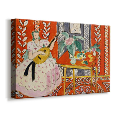 The Lute (Le Luth)-Henri Matisse-Gallery Wrapped Canvas-1943