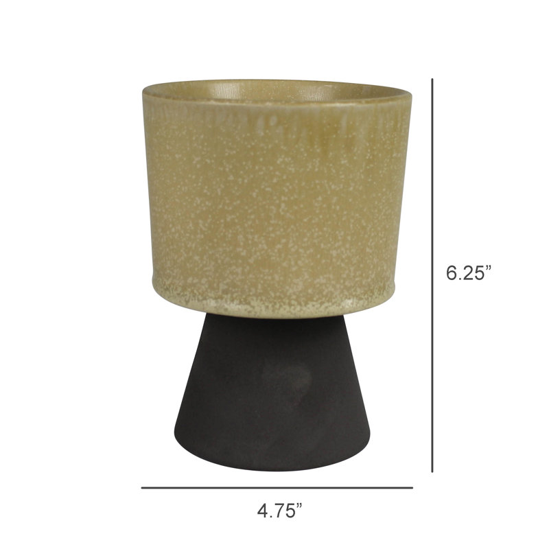 Footed Vase, Ceramic