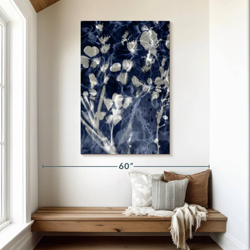 Avery Midnight Indigo Nature III, 48" H x 32" W