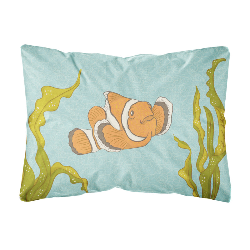 Coussin décoratif intérieur/extérieur matin fish