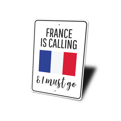 La France appelle la plaque en aluminium