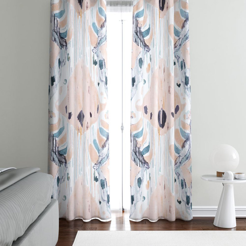 Paire de rideaux semi-transparents Chic, L 40 po x L 52 po