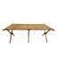 Table de salle à manger portative pliable en bois multifonctionnelle, Naturalindoor et Outdoor Universal