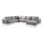 Araujo Right Hand Facing Upholstered Sectional
