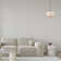 1-Light Matte Brass Pendant Lighting with Frosted Ribbed Glass Shade