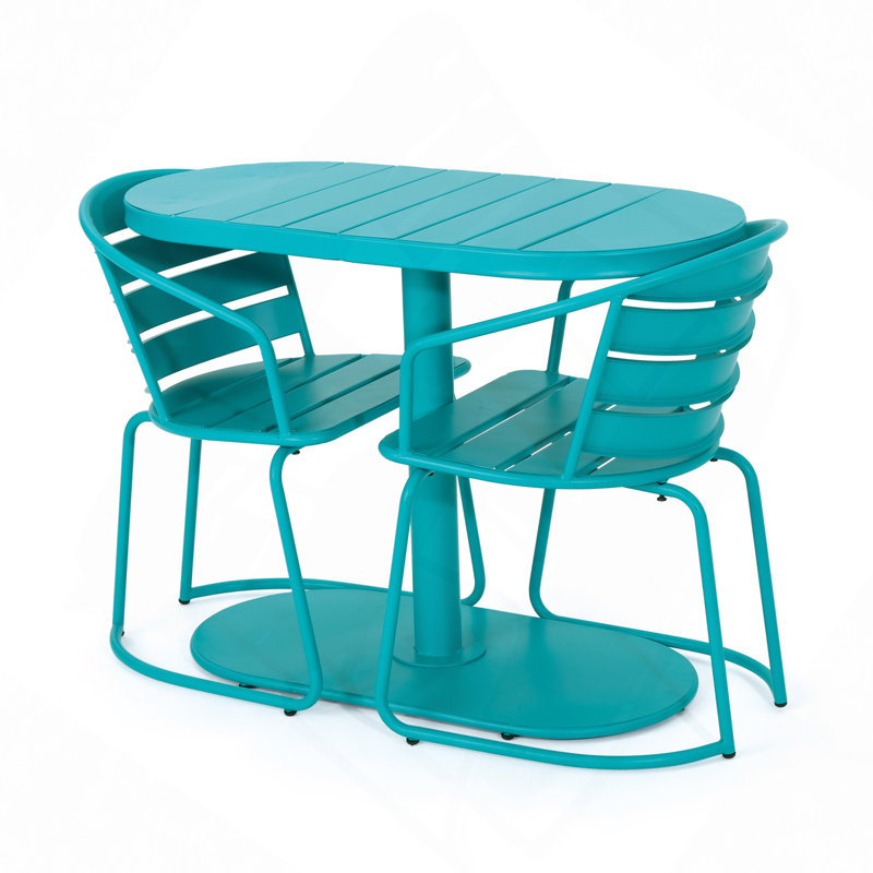 Santa Monica Bistro Set, Teal