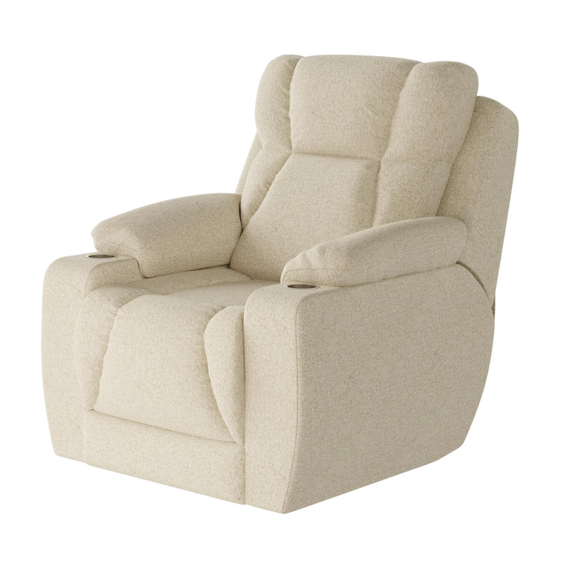 Fauteuil inclinable près du mur pour homme, Natiral, Mélange de polyester