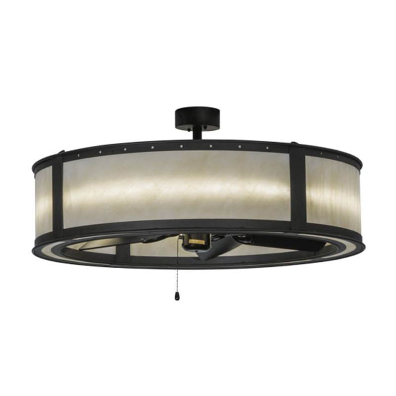 Smythe Craftsman LED Downrod Ceiling Fan