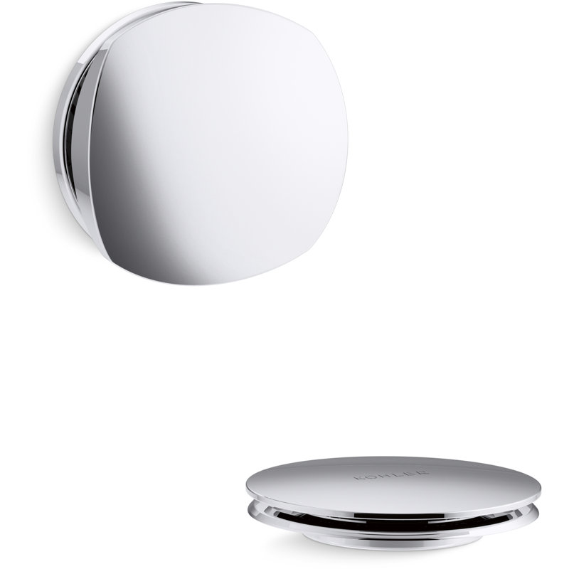 PureFlo Drain Stopper Tub Drain, Vibrant Titanium