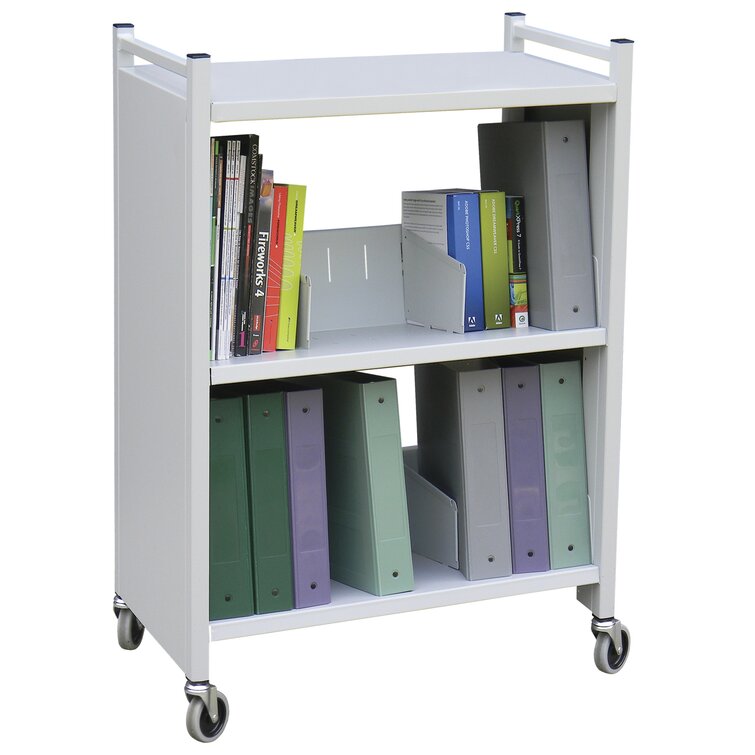 37.25'' H x 26'' W File Cart with Wheels